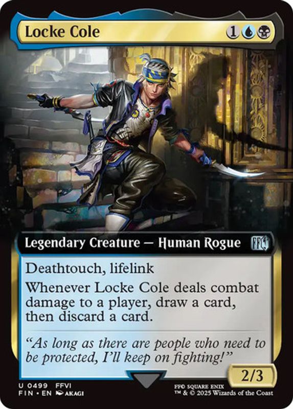 Locke Cole (Extended Art) (Foil)